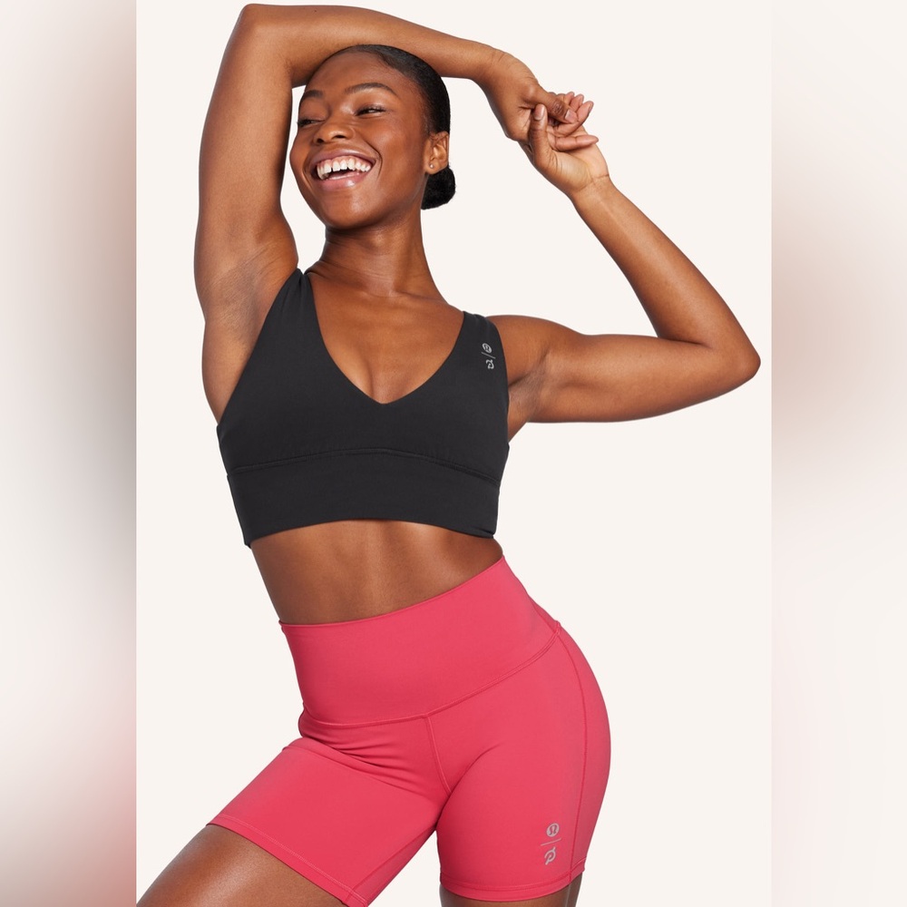 NWT Lululemon x Peloton Align V-Neck Bra C/D Cup, Retail $68